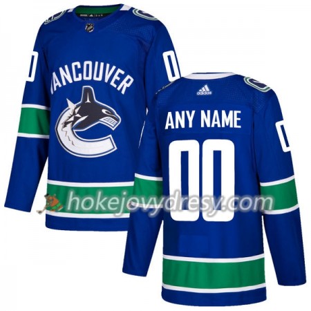 Pánské Hokejový Dres Vancouver Canucks Personalizované Adidas 2017-2018 Modrá Authentic